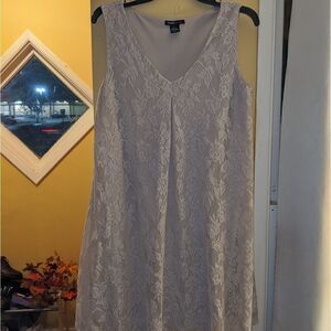 Robert Louis Mini Swing Lace Dress L